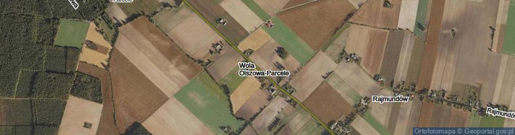 Zdjęcie satelitarne Wola Olszowa-Parcele ul.